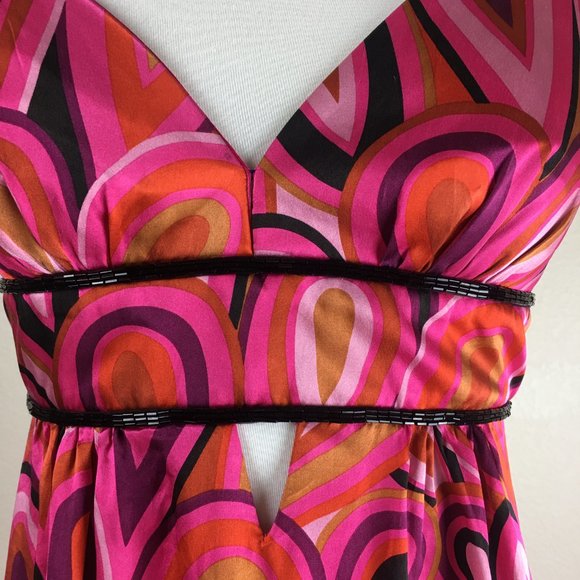 A.B.S. Mod Silk Cocktail Dress - Picture 2 of 6